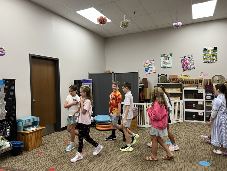 students talking 4th Cornwell 