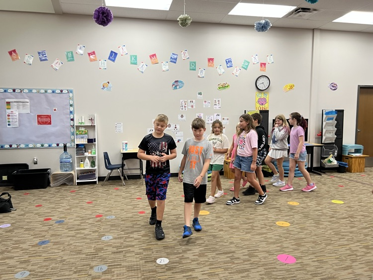 students talking 4th Cornwell 