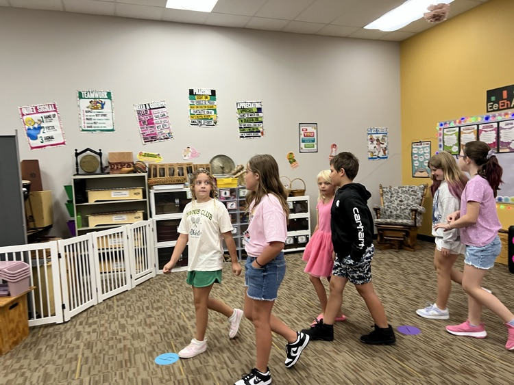students talking 4th Cornwell 