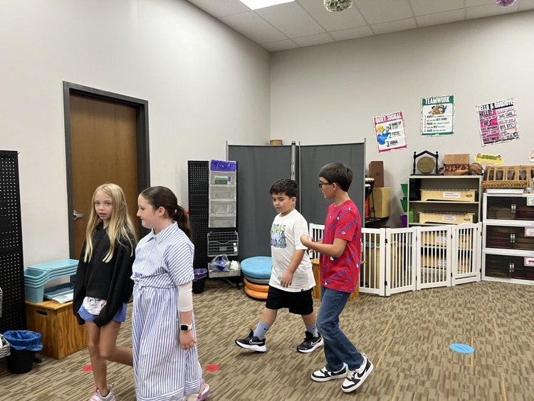 students talking 4th Cornwell 
