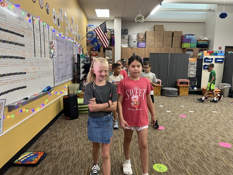 students talking in 3rd Meckler 