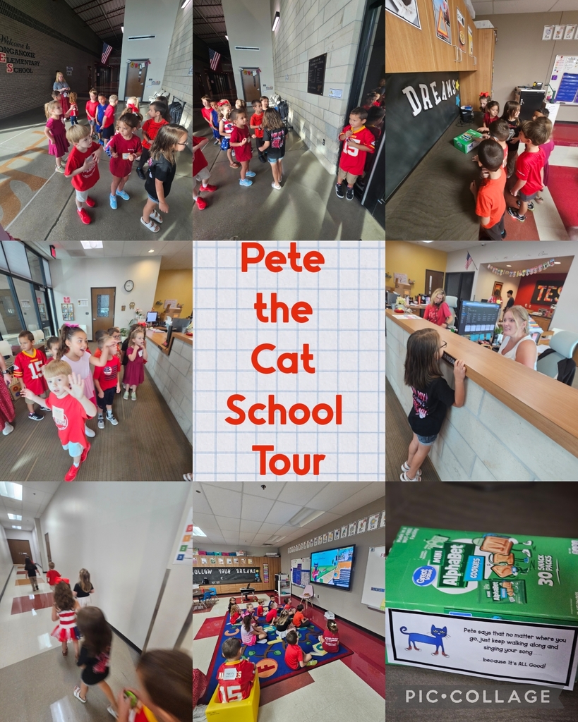 Mrs. Brice's Kindergarten class went on hunt to find Pete the Cat after listening to the story, "Pete the Cat, Rocking in my School shoes". Clues lead them to different important places in the building. The last clue lead them back to class where "Pete" left a treat :) 