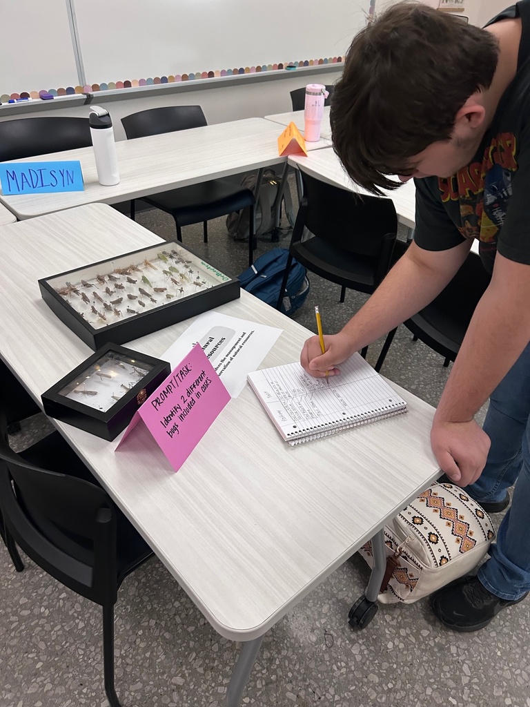 Miss. Overdick and Miss. Hendron's Introduction To Ag class learned about all of the pathways in agriculture and what they have to offer through interactive stations. Students observed insects, identified tools, and look at the internal anatomy of a pig!