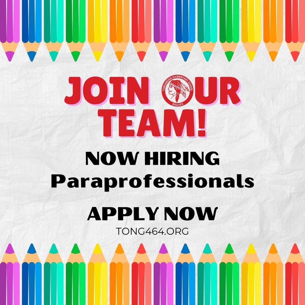 Now hiring Paraprofessionals