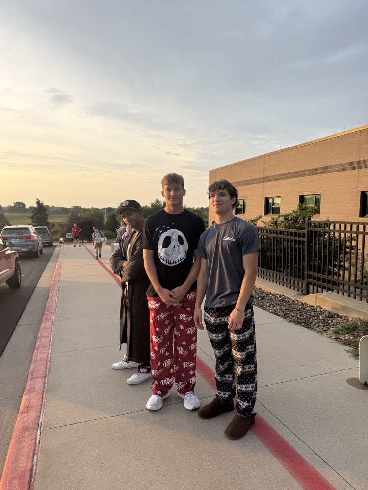 Students at the homecoming kickoff at TES 
