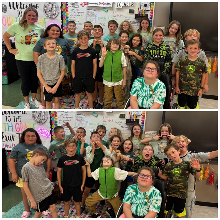 4th Grade Celebrating Spirit Week