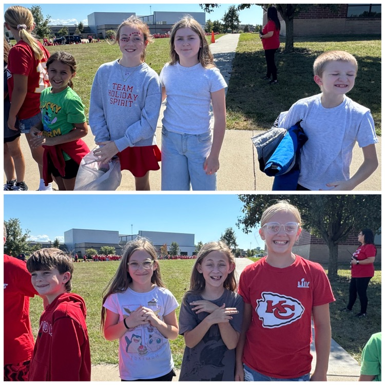 4th Grade Celebrating Spirit Week