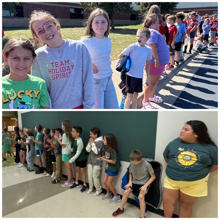 4th Grade Celebrating Spirit Week