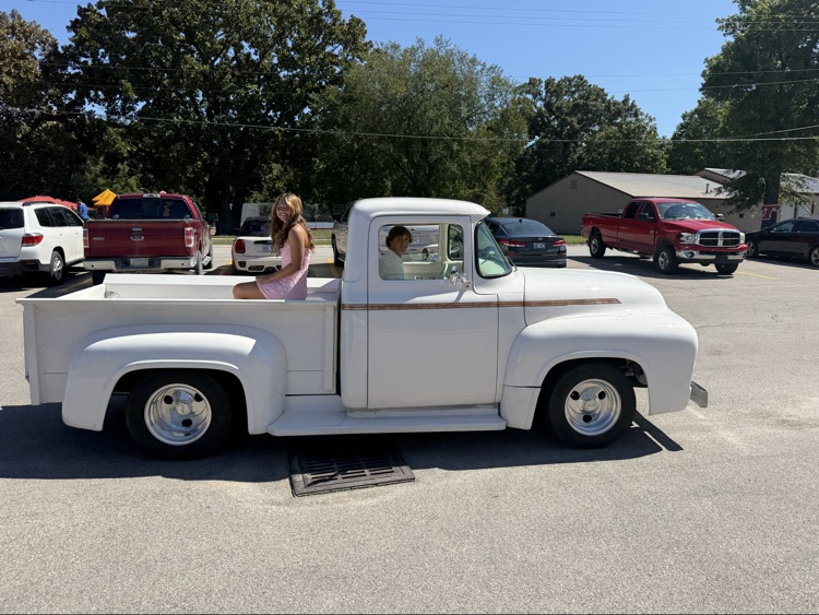 Homecoming Candidate at the Parade!! 