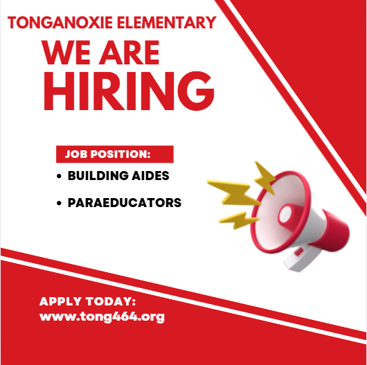 hiring for building aides and paraeducators