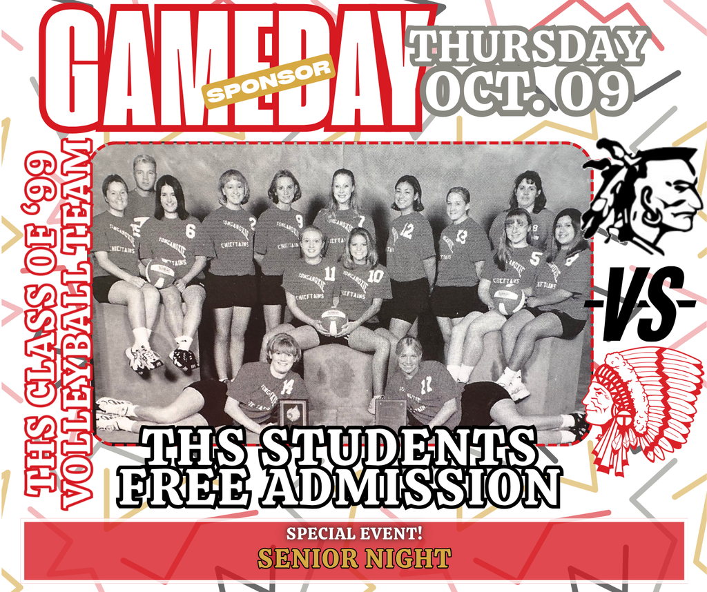 THS VB Senior Night Thursday Oct 9