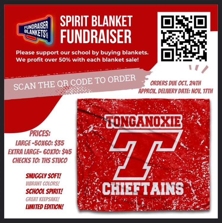 NEW QR CODE! Use this QR code to order a blanket!