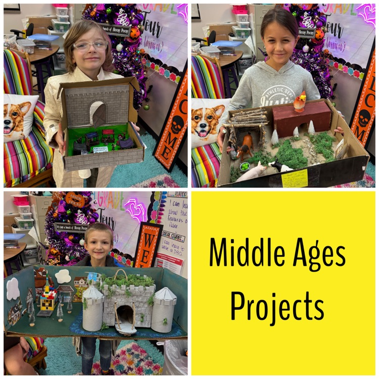 Mrs. Olsen’s 4th Grade Middle Ages Project