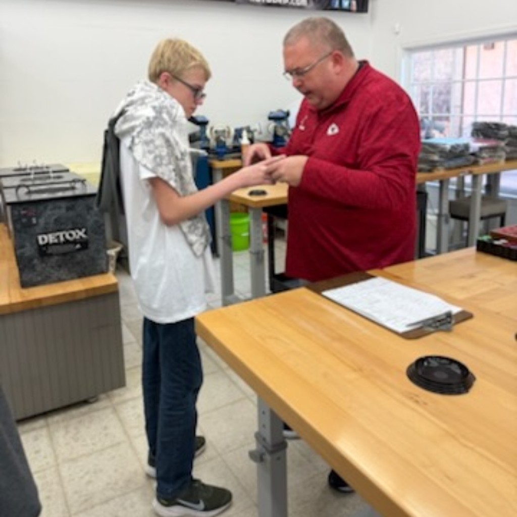 getting fingers fitted 