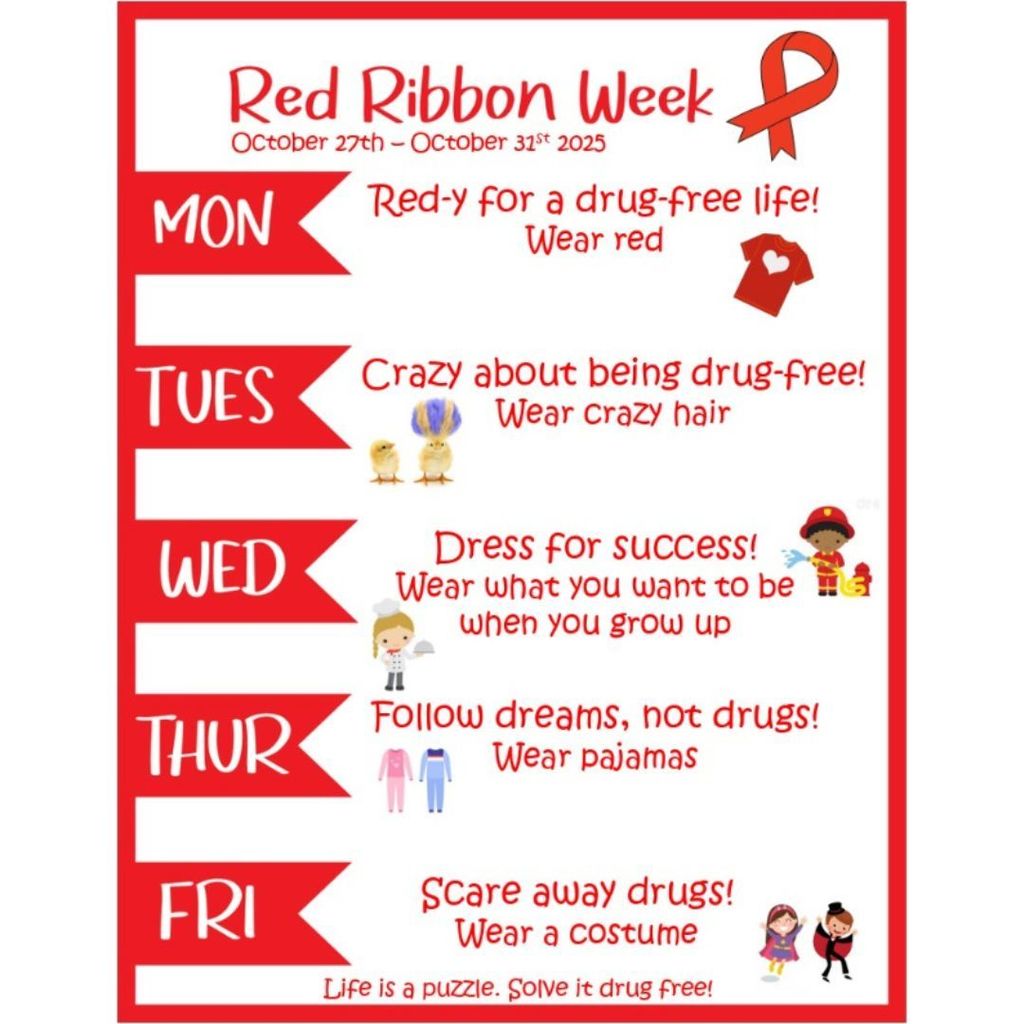 red ribbon week themes