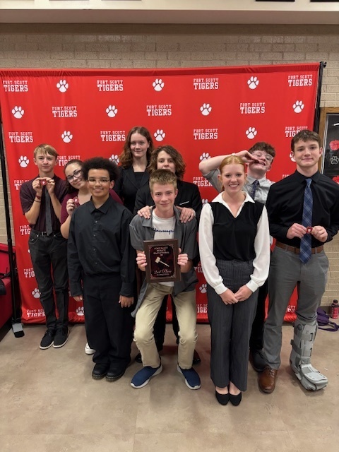 THS debaters celebrate at Fort Scott HS