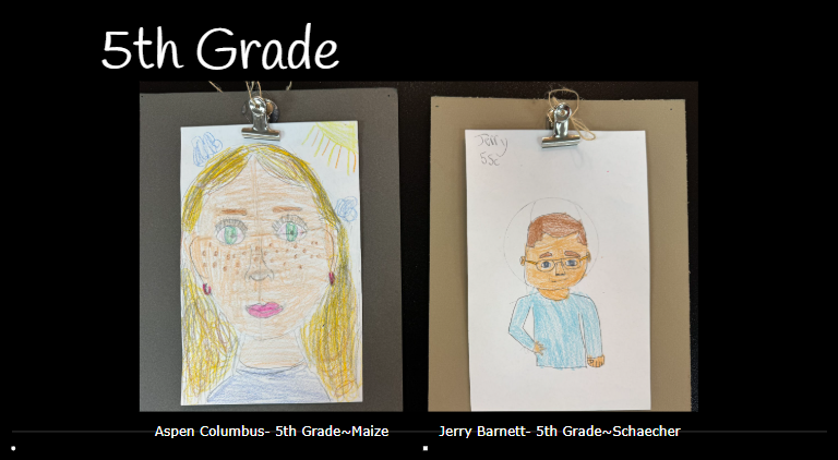 Self Portraits of Aspen Columbus and Jerry Barnett