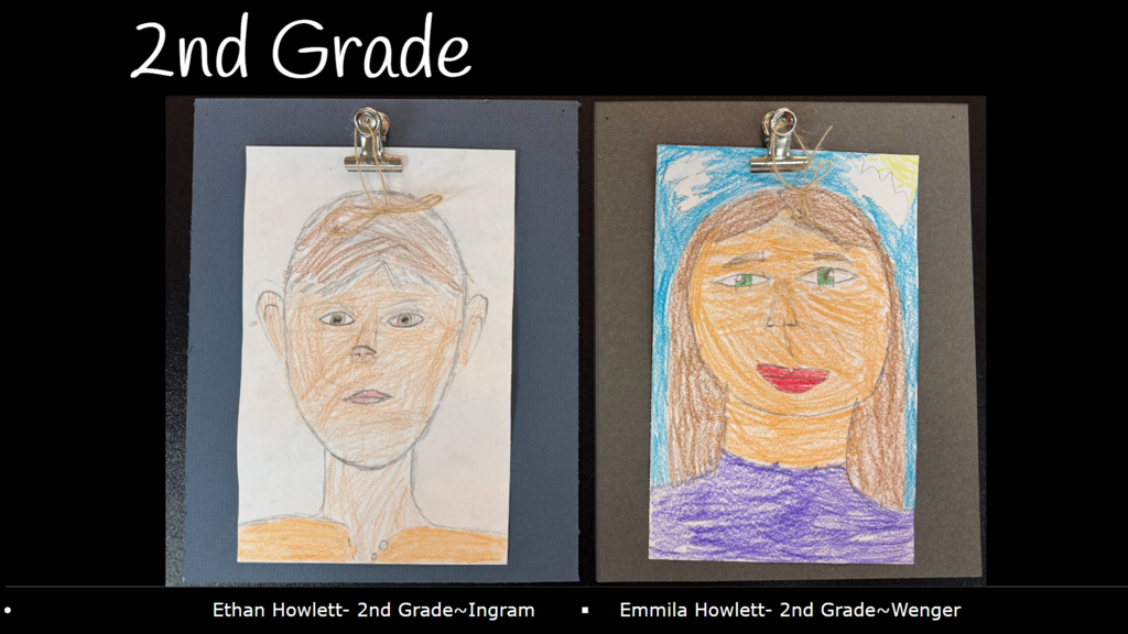 Self Portraits of Ethan Howlett and Emmila Howlett