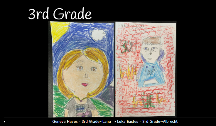 Self Portraits of Geneva Hayes and Luka Eastes