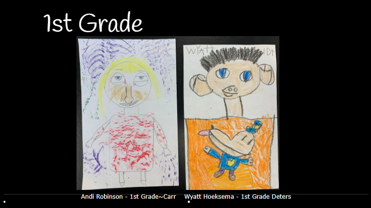 Self Portraits of Andi Robinson and Wyatt Hoeksema