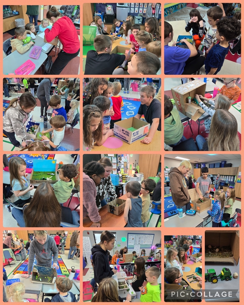 Tonganoxie Middle School and Kindergarteners get together to further their learning about farms. 