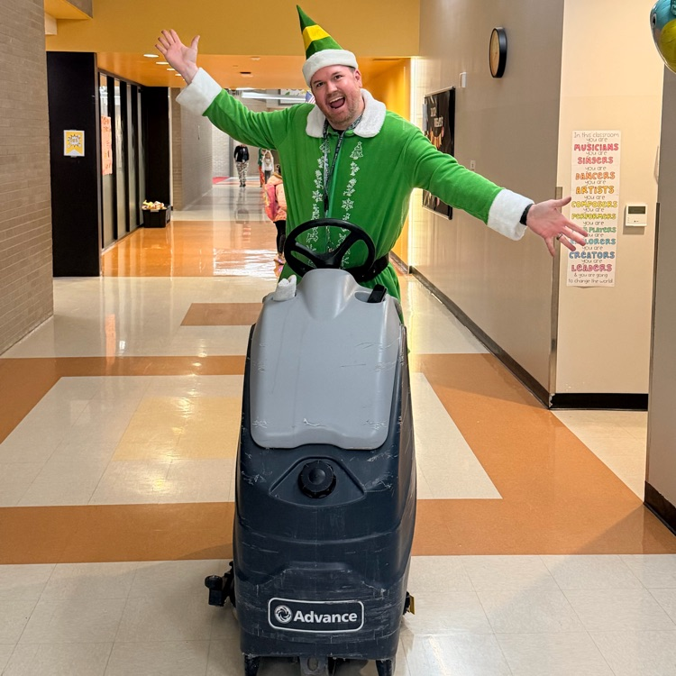 elf on Zamboni