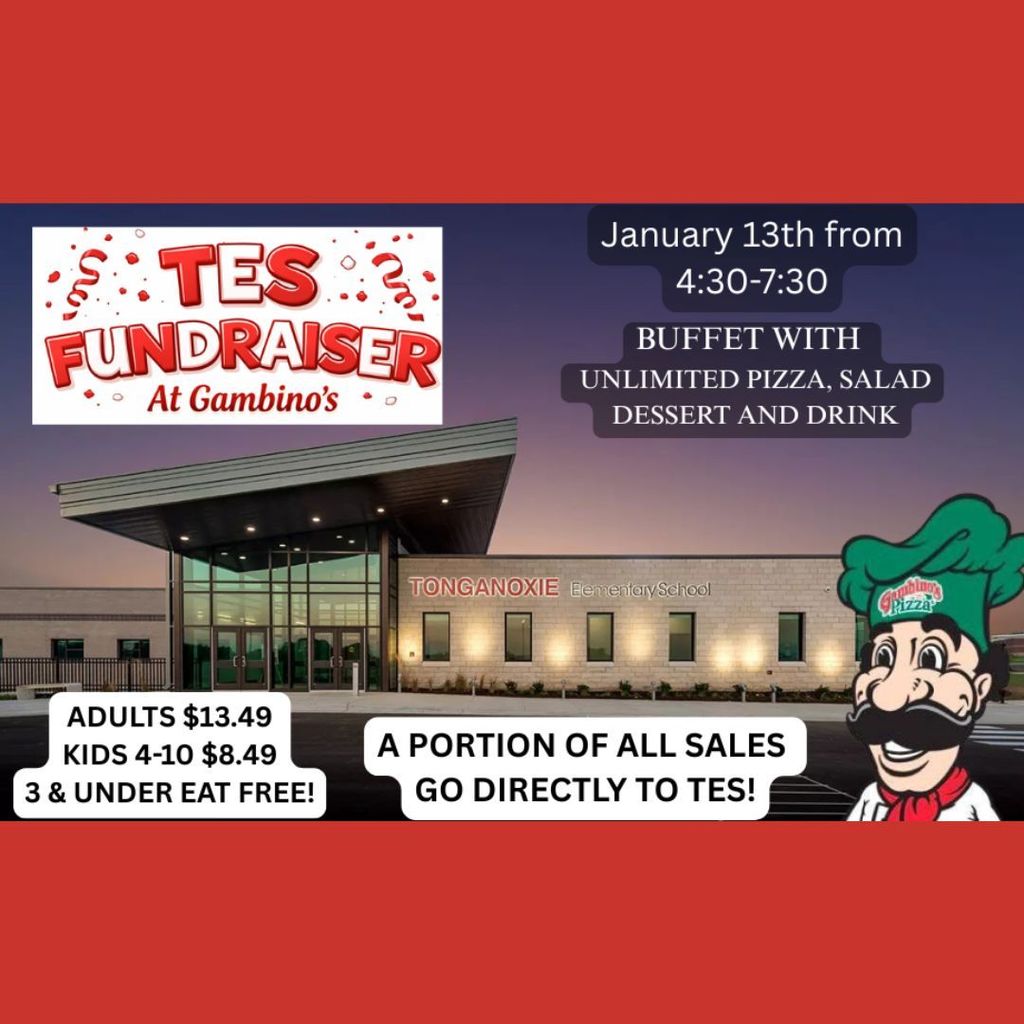 Pizza Night, January 13 from 4:30-7:30