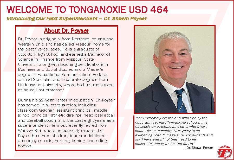 Introducing our next superintendent- Dr. Shawn Poyser