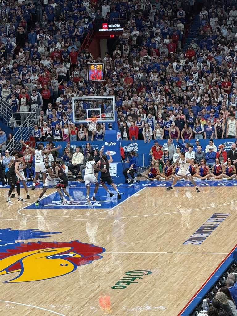 Mrs. Jeffery at KU game