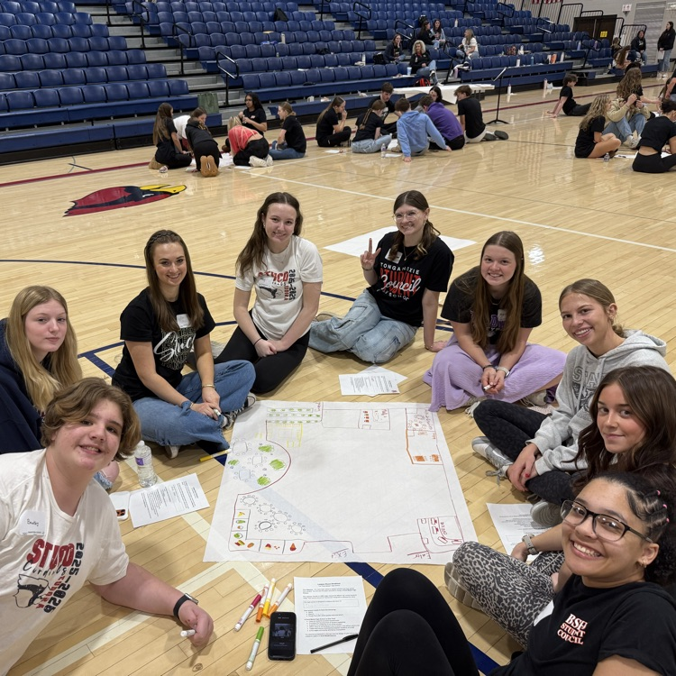 THS Stuco students at their League Conference