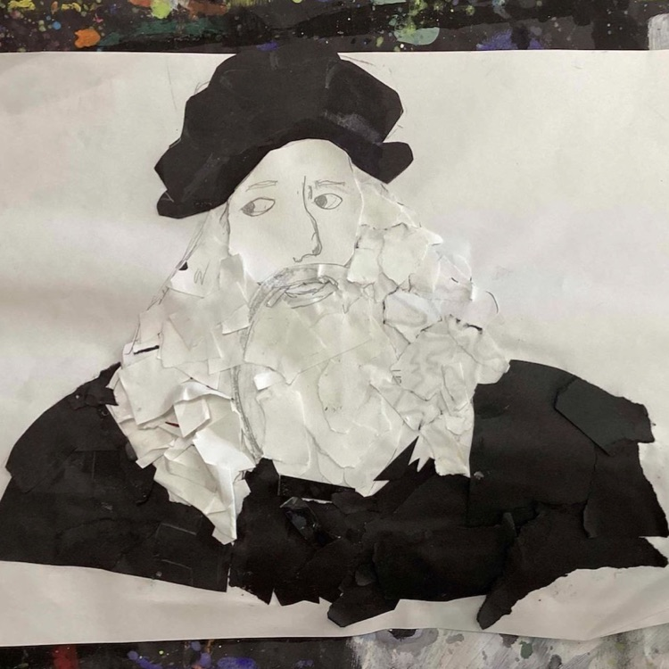 Paisleys newest work a self portrait of DaVinci