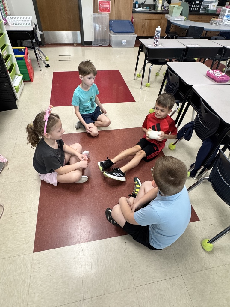 Students making butter