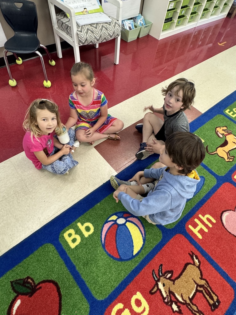 Students making butter