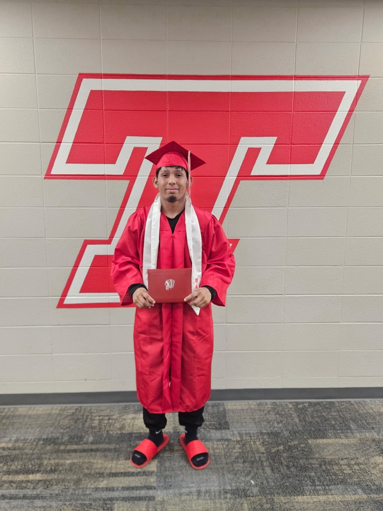 Carlos Lerma’s cap and gown photo