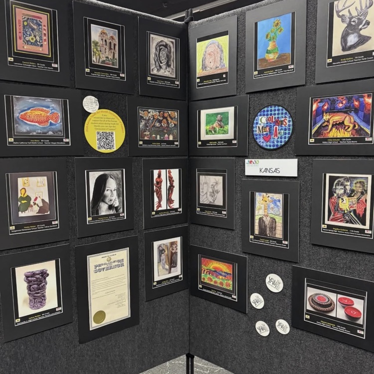 Paisley‘s art on display at the NAEA conference