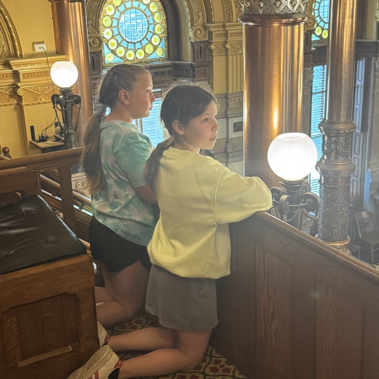 Mrs. Olsen’s 4th grade class visited the capitol today. 