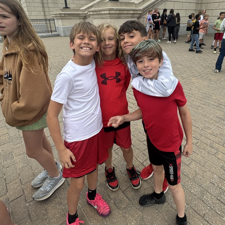 Mrs. Olsen’s 4th grade class visited the capitol today  