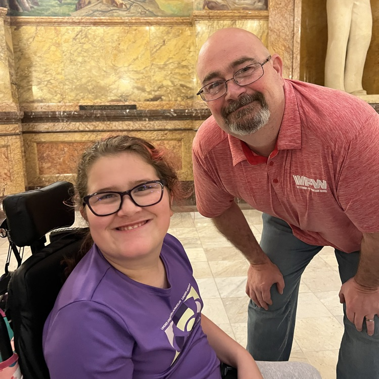 Mrs. Olsen’s & Dennis’s 4th grade class visited the capitol today. 