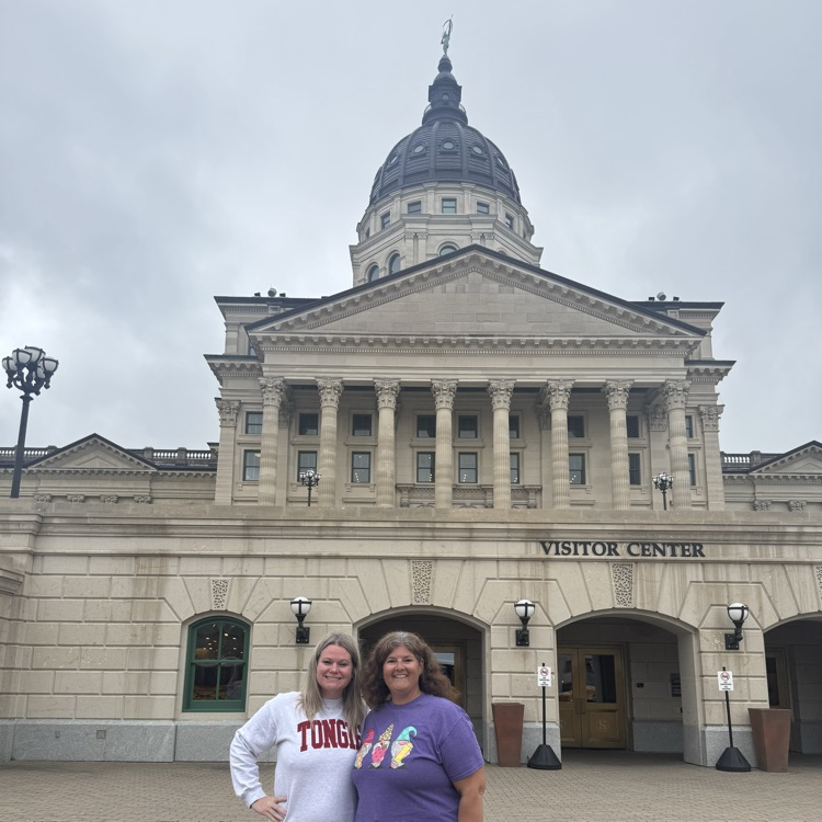 Mrs. Olsen’s & Dennis’s 4th grade class visited the capitol today. 