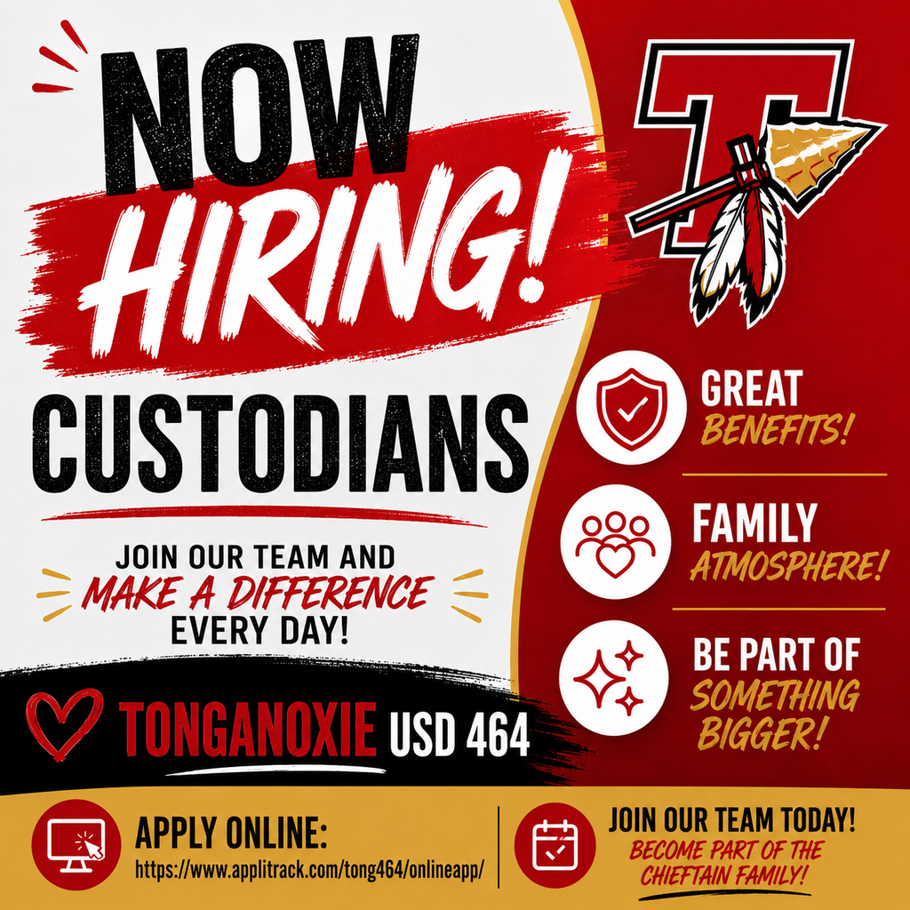 now hiring custodians
