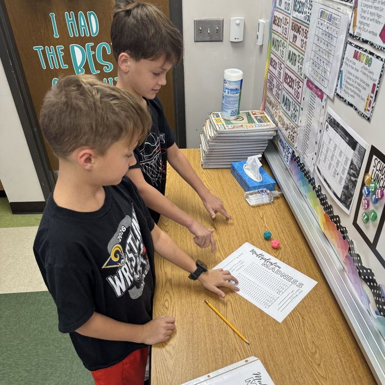 Multiplication fluency practice 