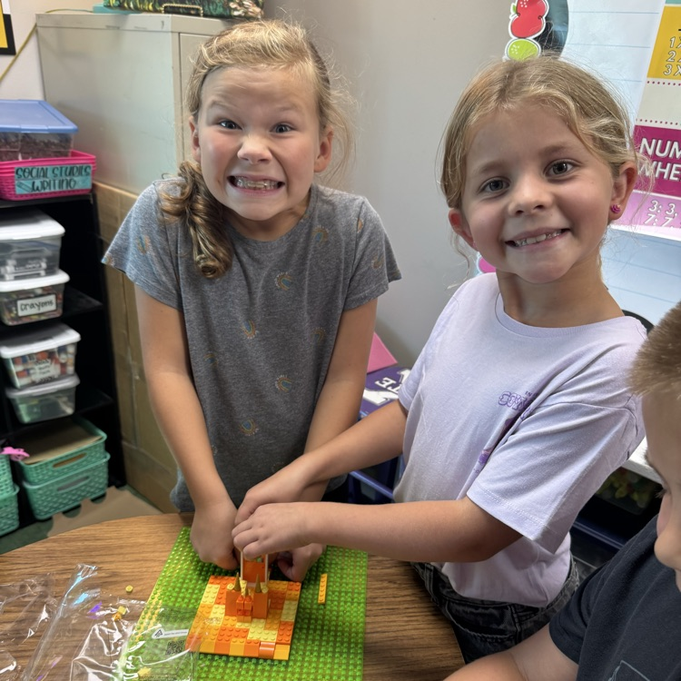 Making the most out of indoor recess with Lego.