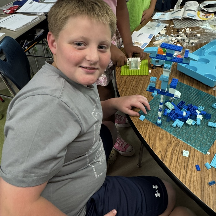 Making the most out of indoor recess with Lego.