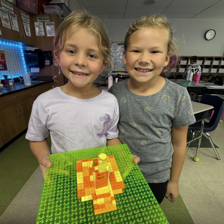 Making the most out of indoor recess with Lego.