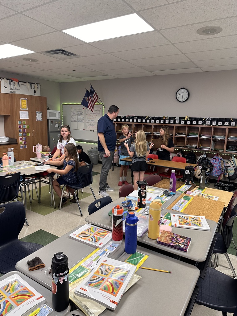 Students are practicing their multiplication math facts with a hands on dice activity.
