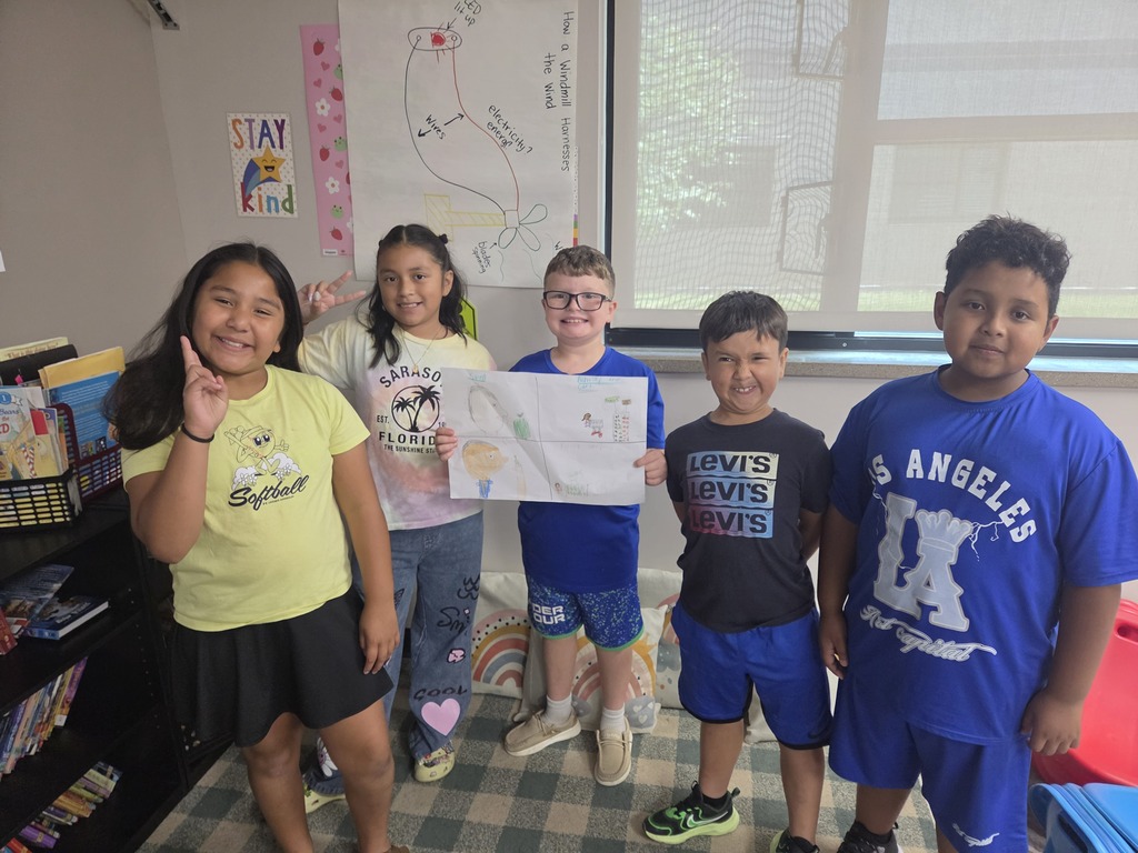 Mrs. West's students are sharing the comic they made together.