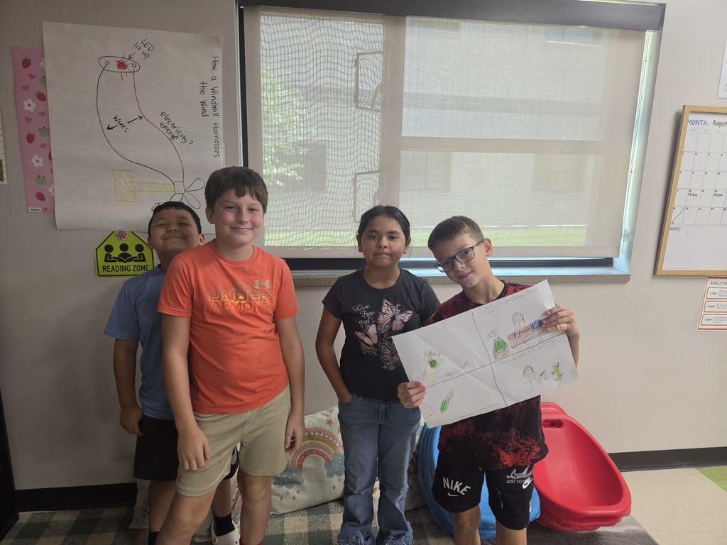 Mrs. West's students are sharing the comic they made together.