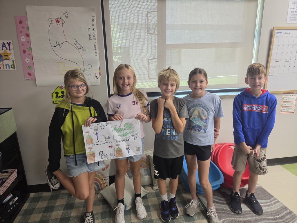 Mrs. West's students are sharing the comic they made together.