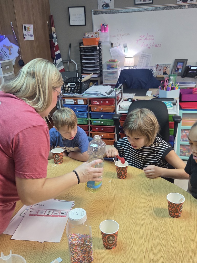 Measuring our ingredients.