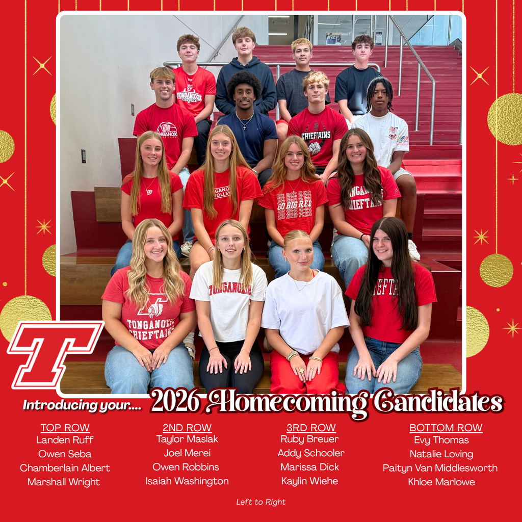 Tonganoxie's 2026 Homecoming Court!! 
